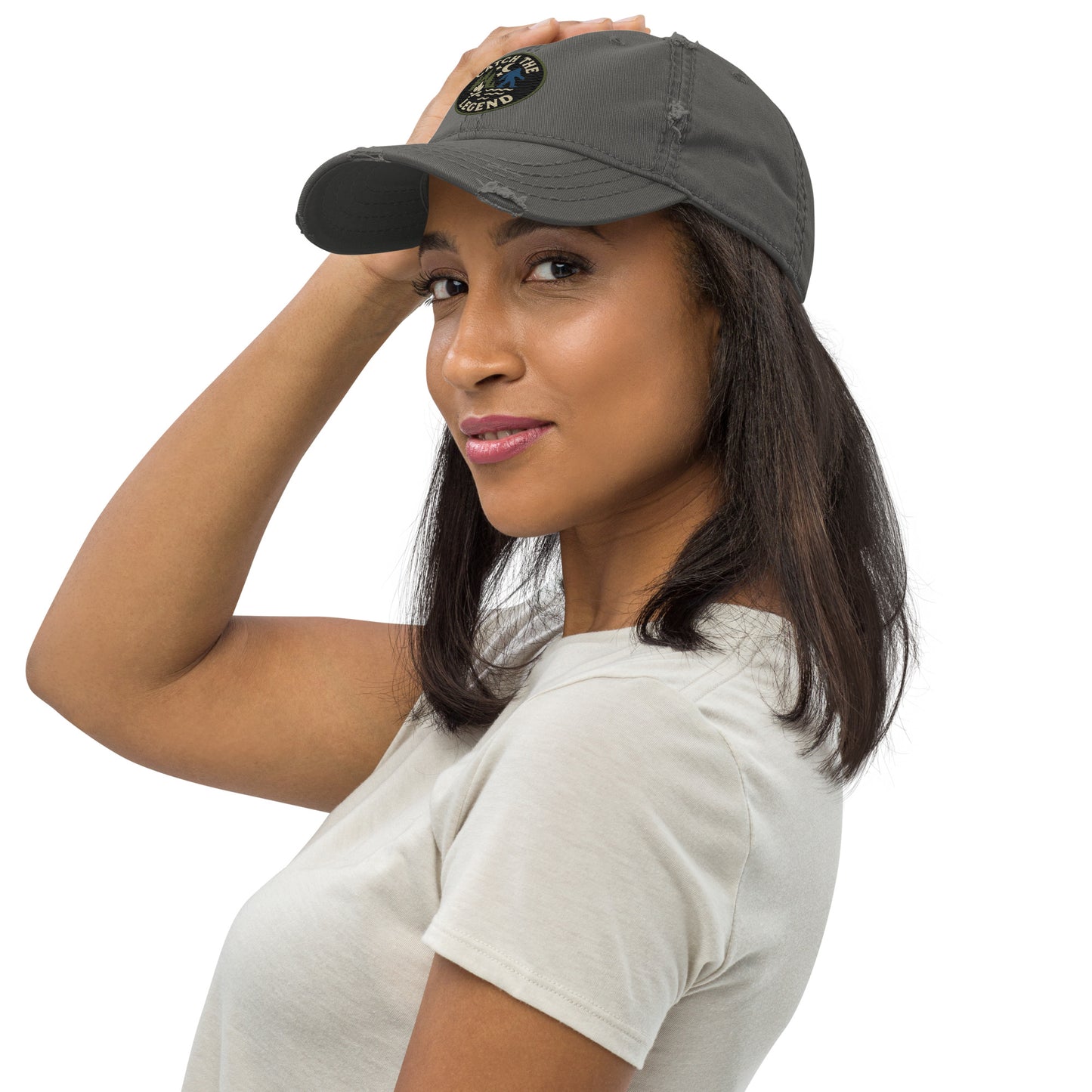 Catch the Legend - Distressed Dad Hat