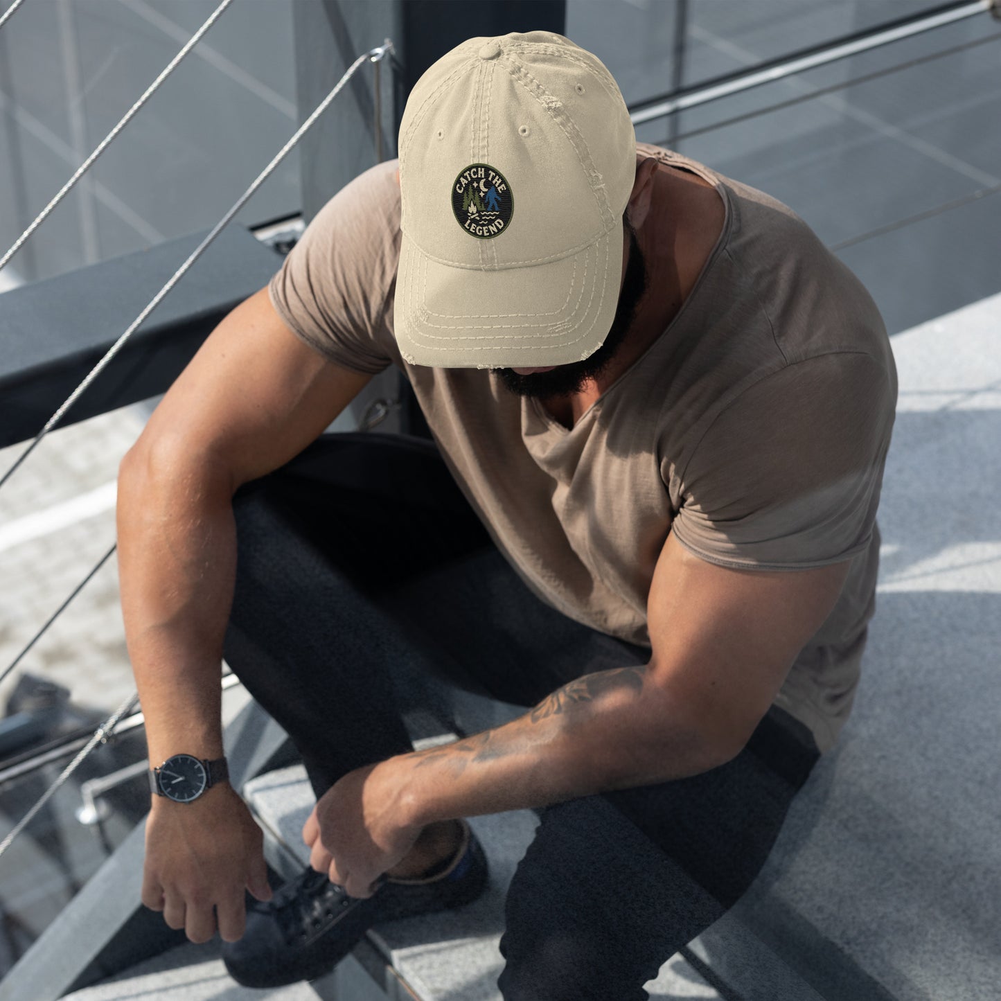Catch the Legend - Distressed Dad Hat
