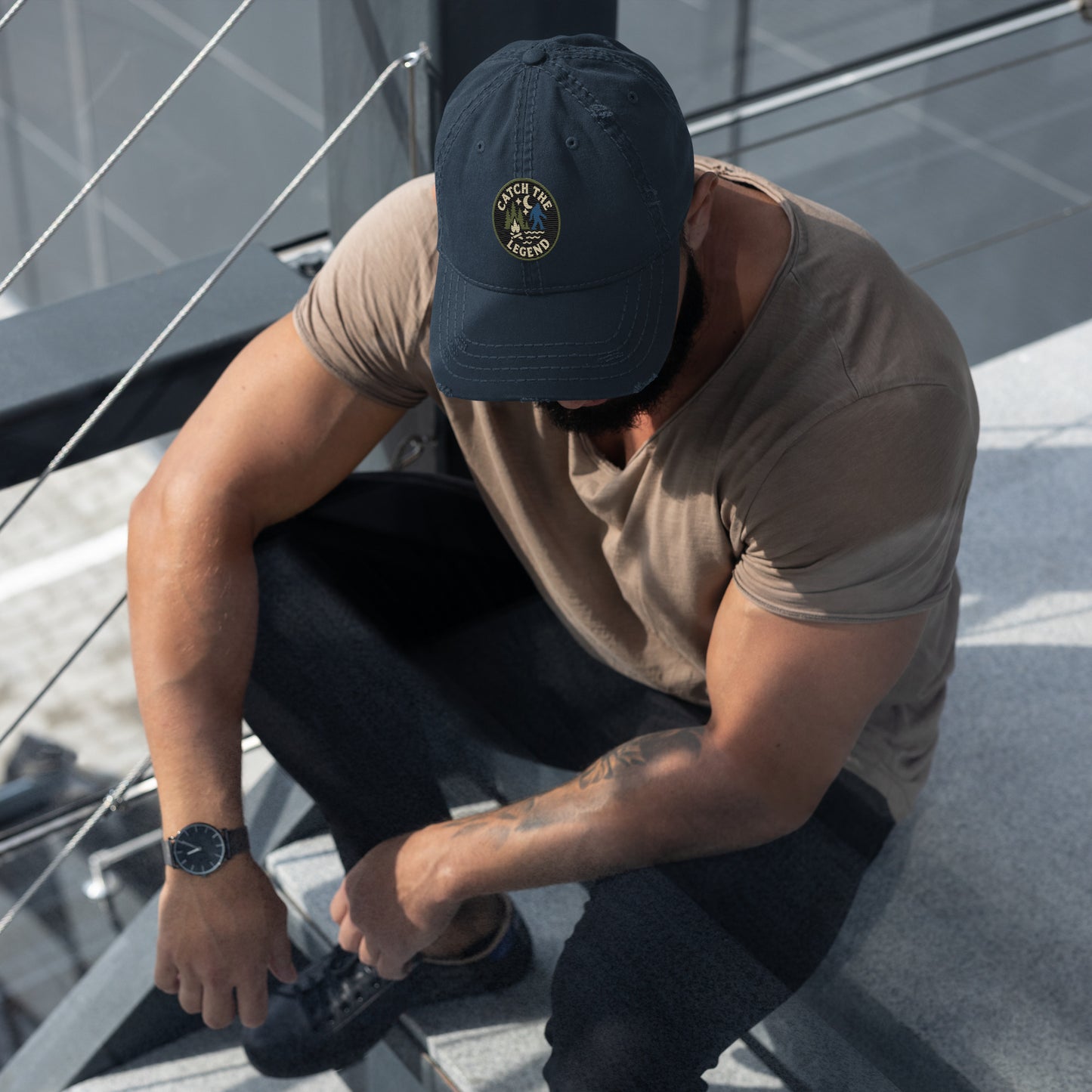 Catch the Legend - Distressed Dad Hat
