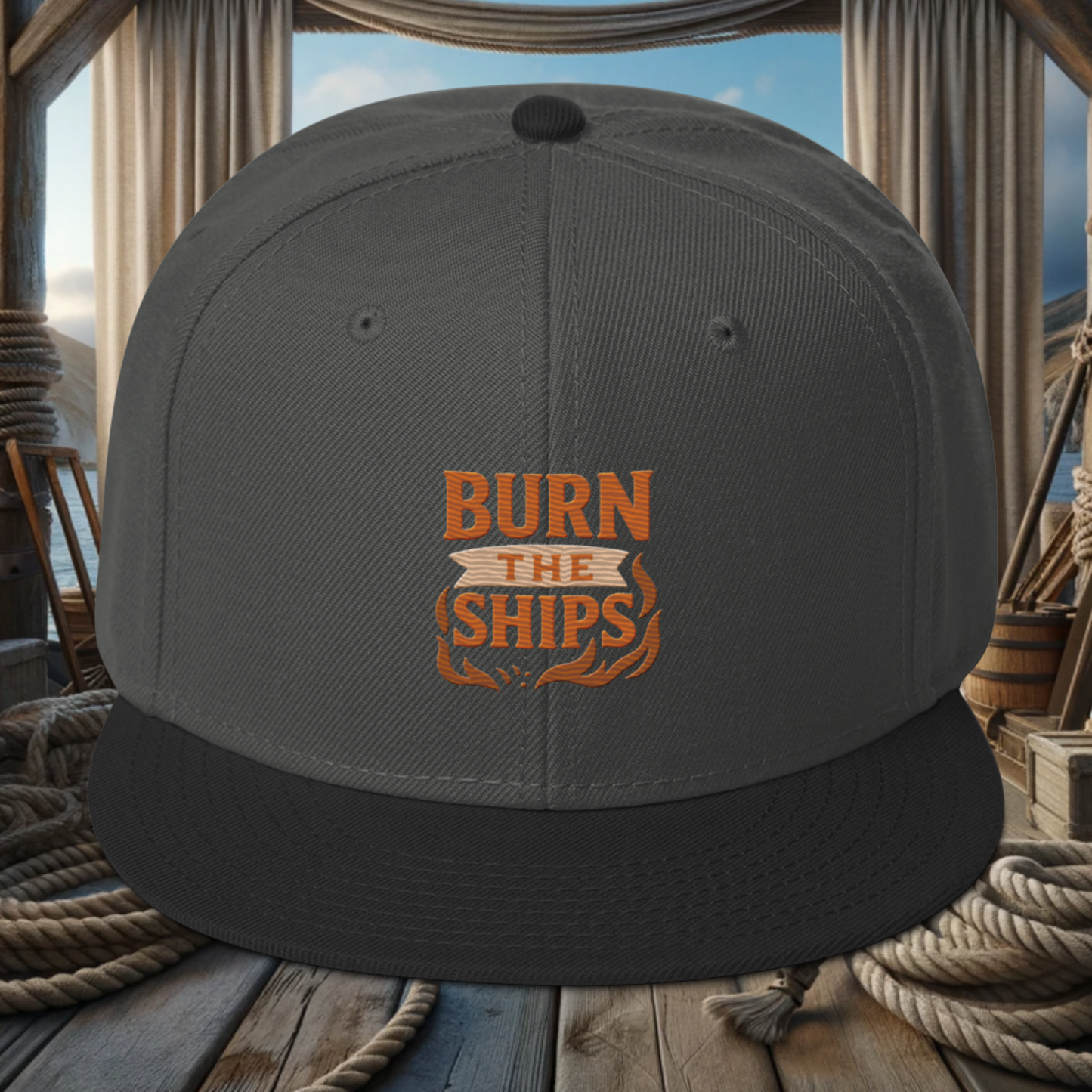 Burn The Ships - Snapback Hat