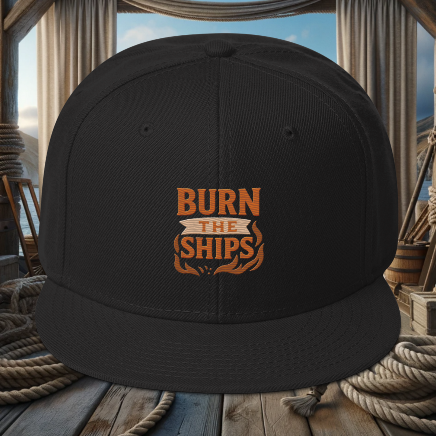 Burn The Ships - Snapback Hat