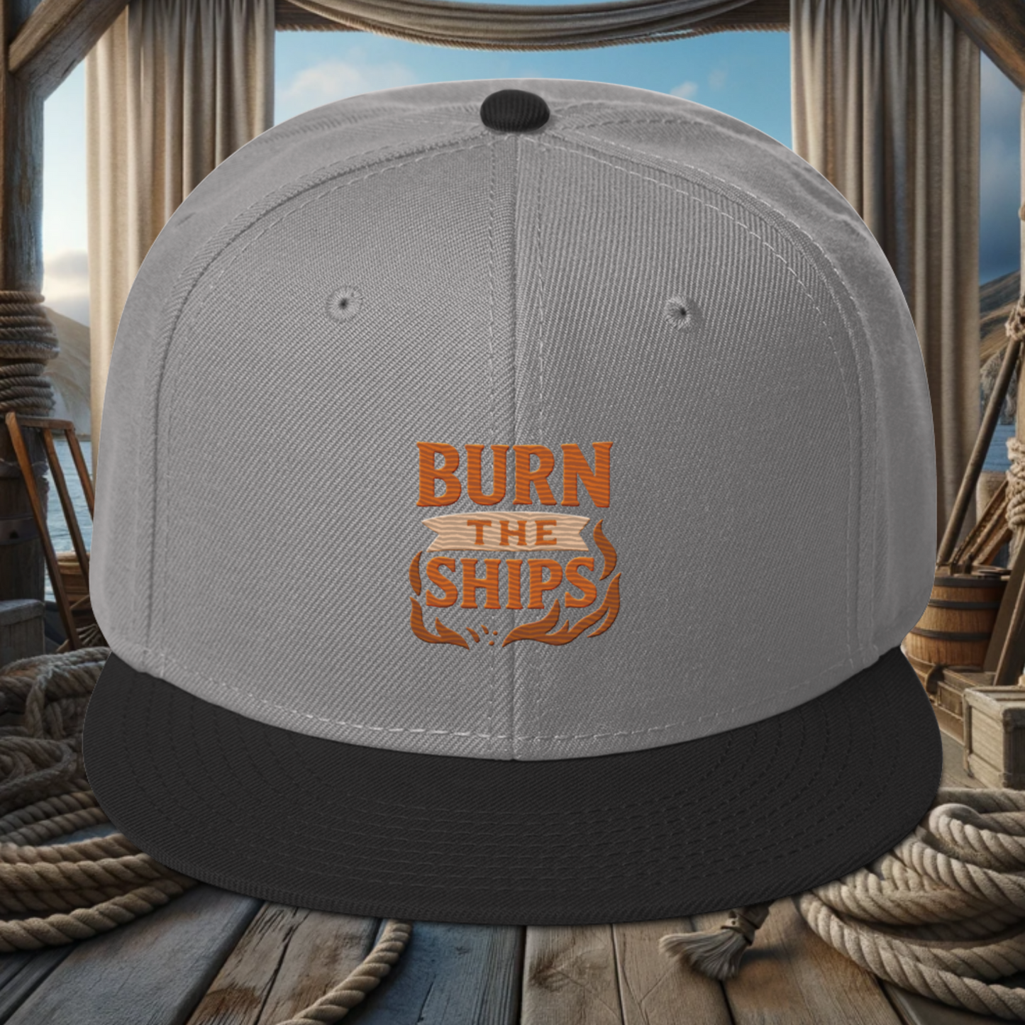 Burn The Ships - Snapback Hat
