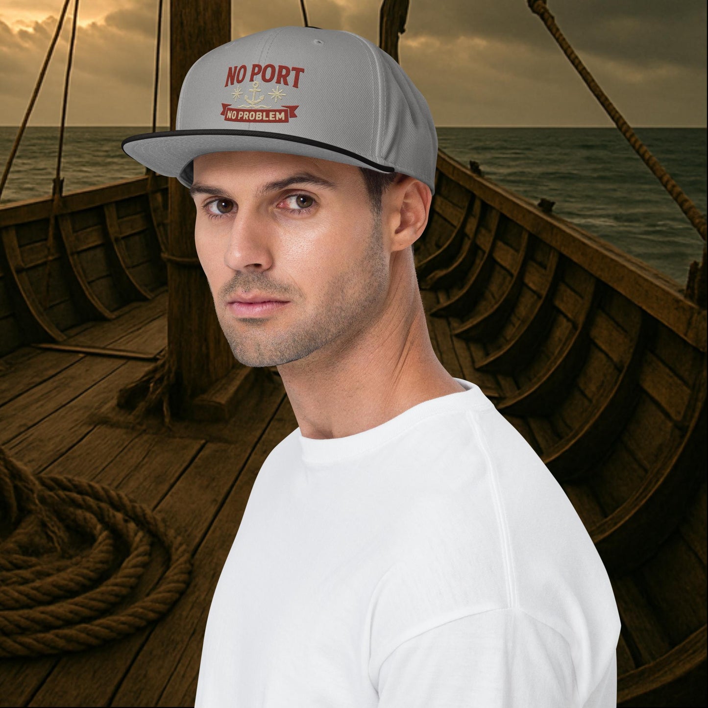 No Port, No Problem - Snapback Hat