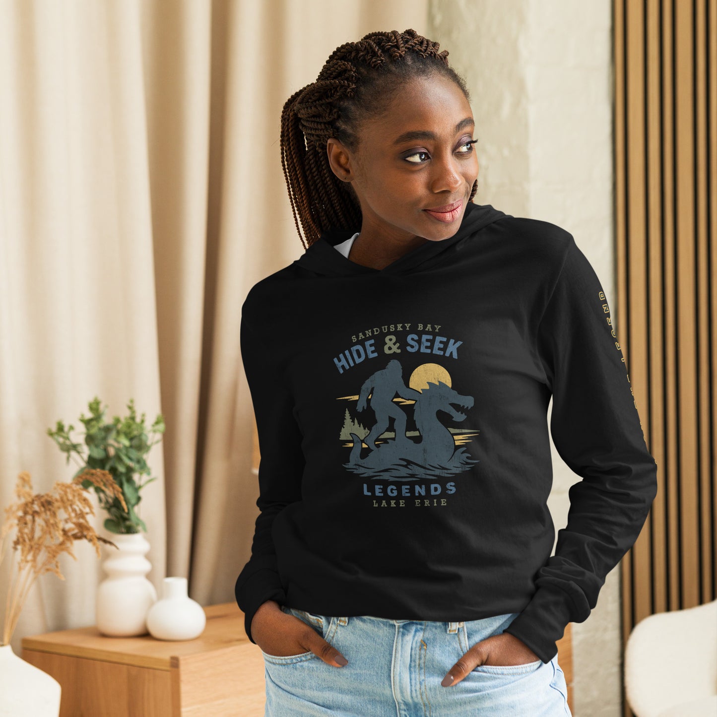 Catch the Legend - Hooded Long Sleeve Tee