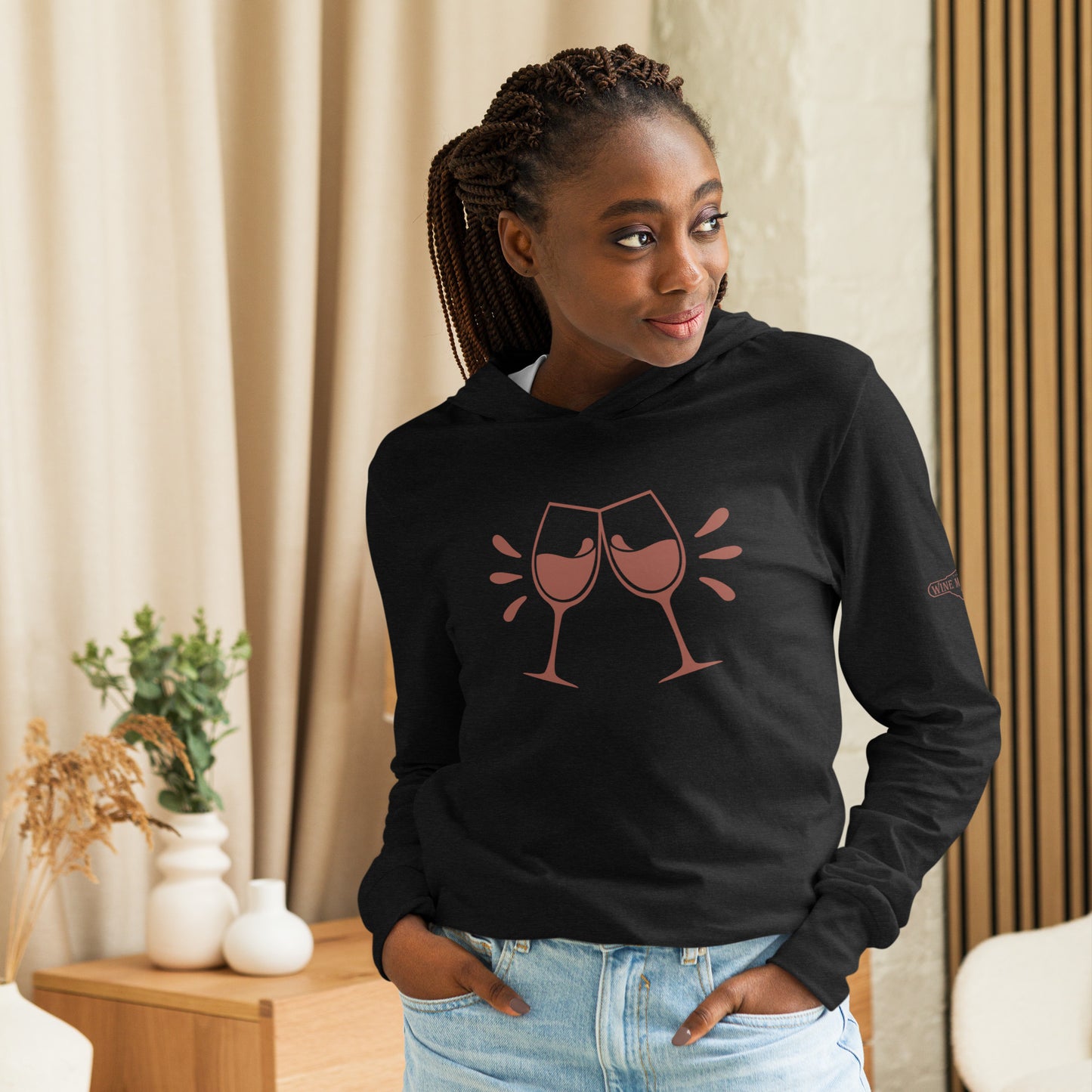 Cheers - Hooded Long-Sleeve T-Shirt