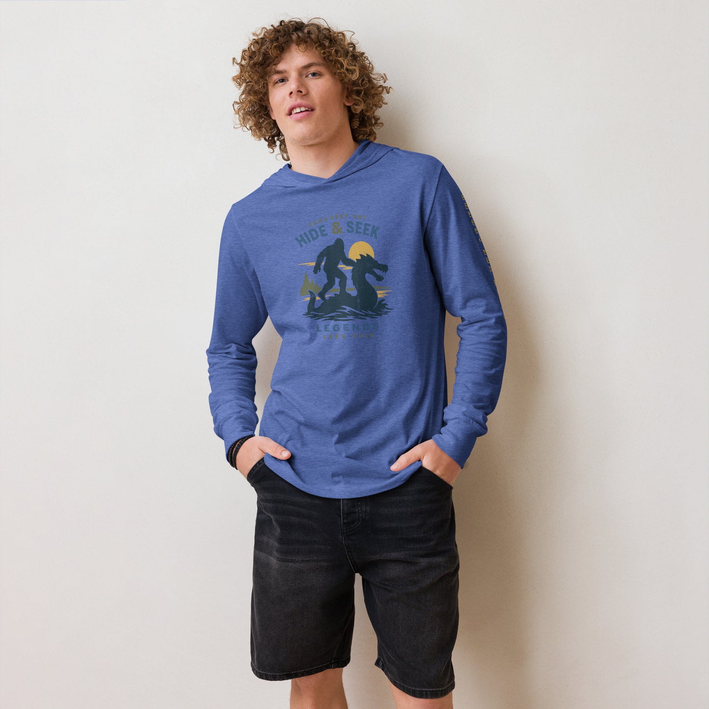 Catch the Legend - Hooded Long Sleeve Tee