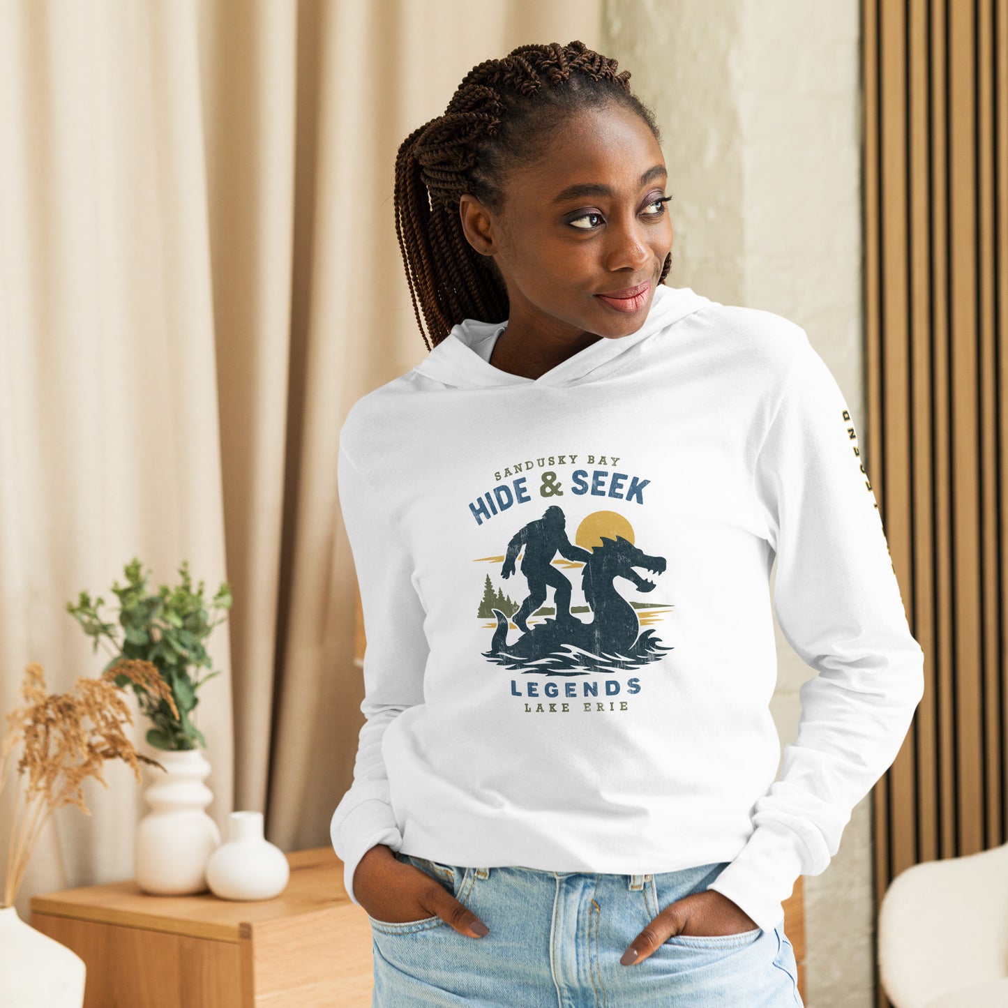 Catch the Legend - Hooded Long Sleeve Tee