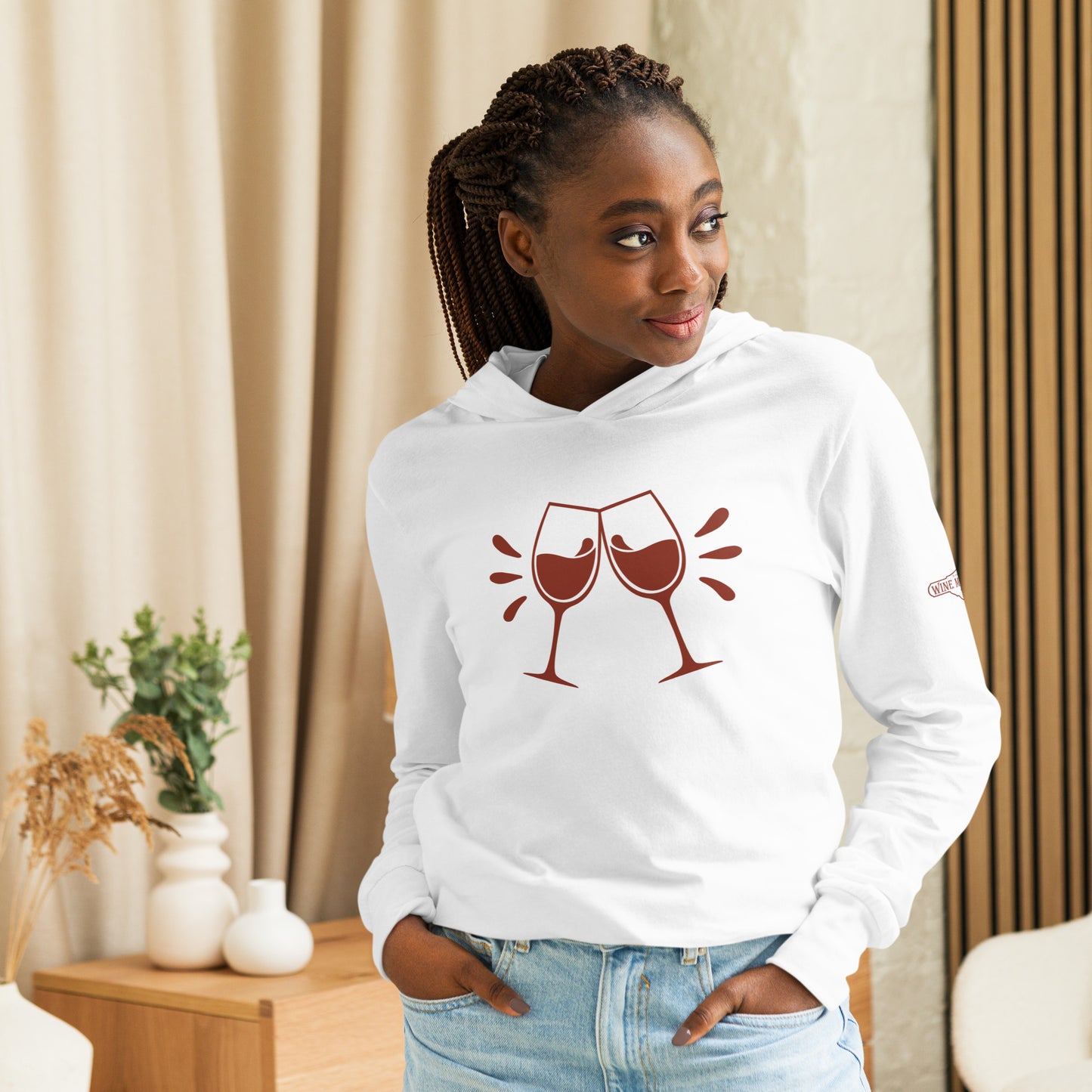 Cheers - Hooded Long-Sleeve T-Shirt