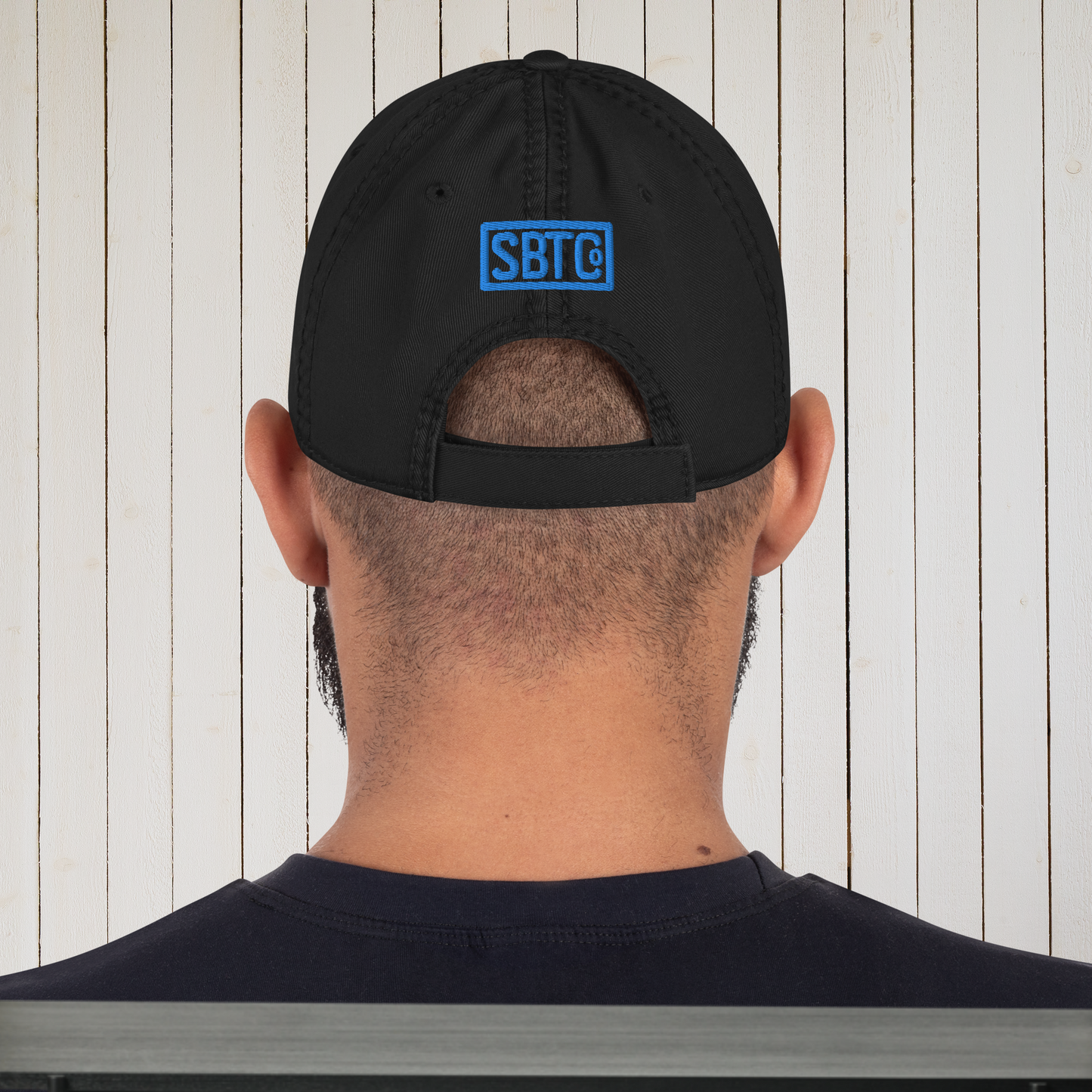 S.B.T.C Distressed Hat (Blue Badge)