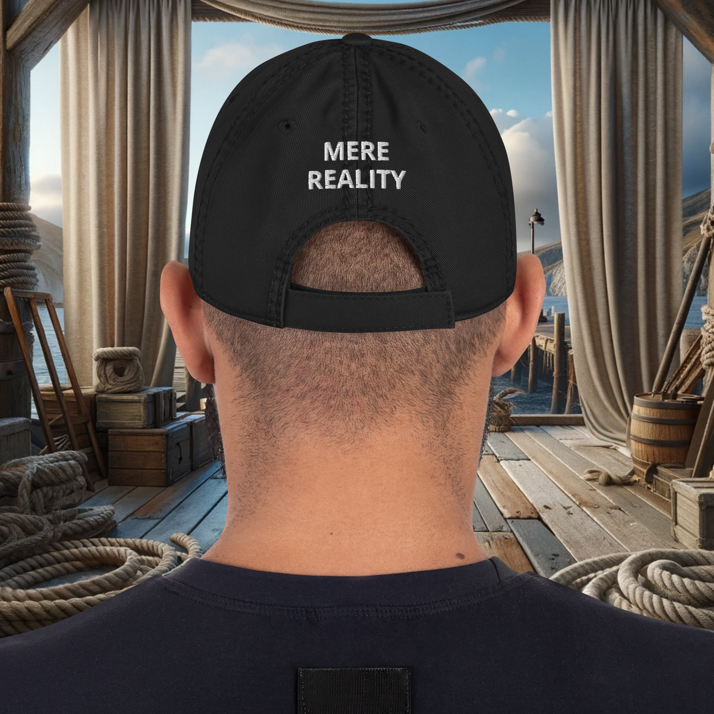 Mere Reality Logo Distressed Hat