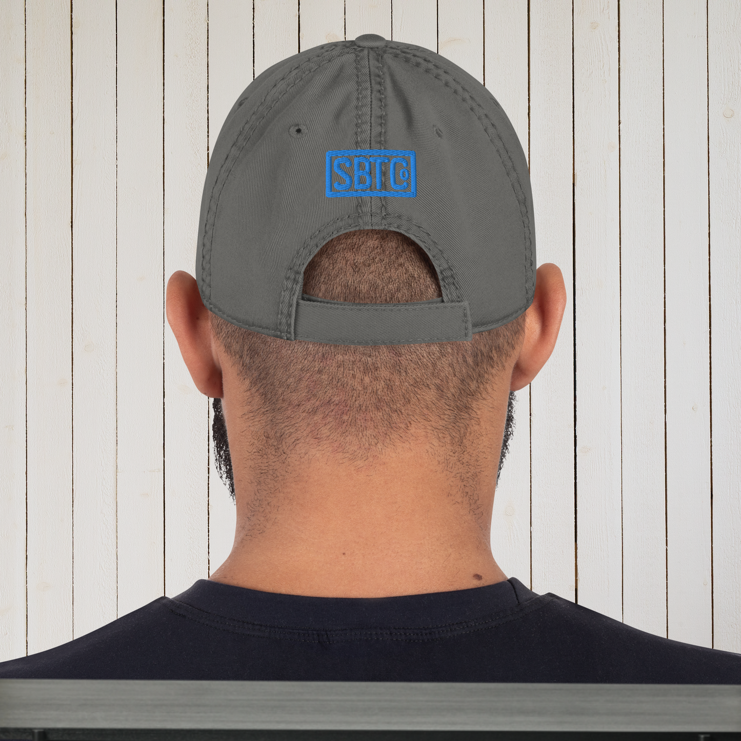 S.B.T.C Distressed Hat (Blue Badge)