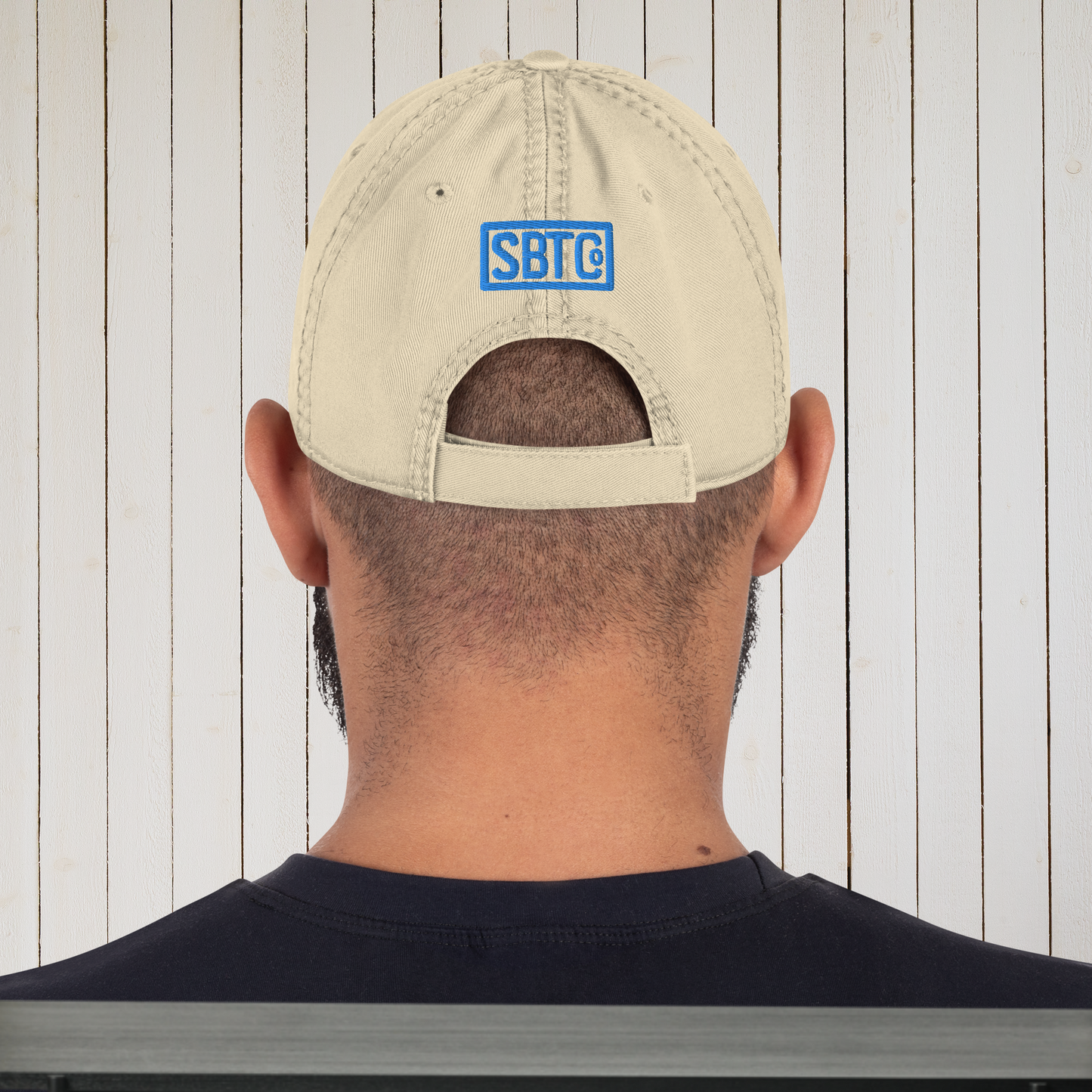 S.B.T.C Distressed Hat (Blue Badge)