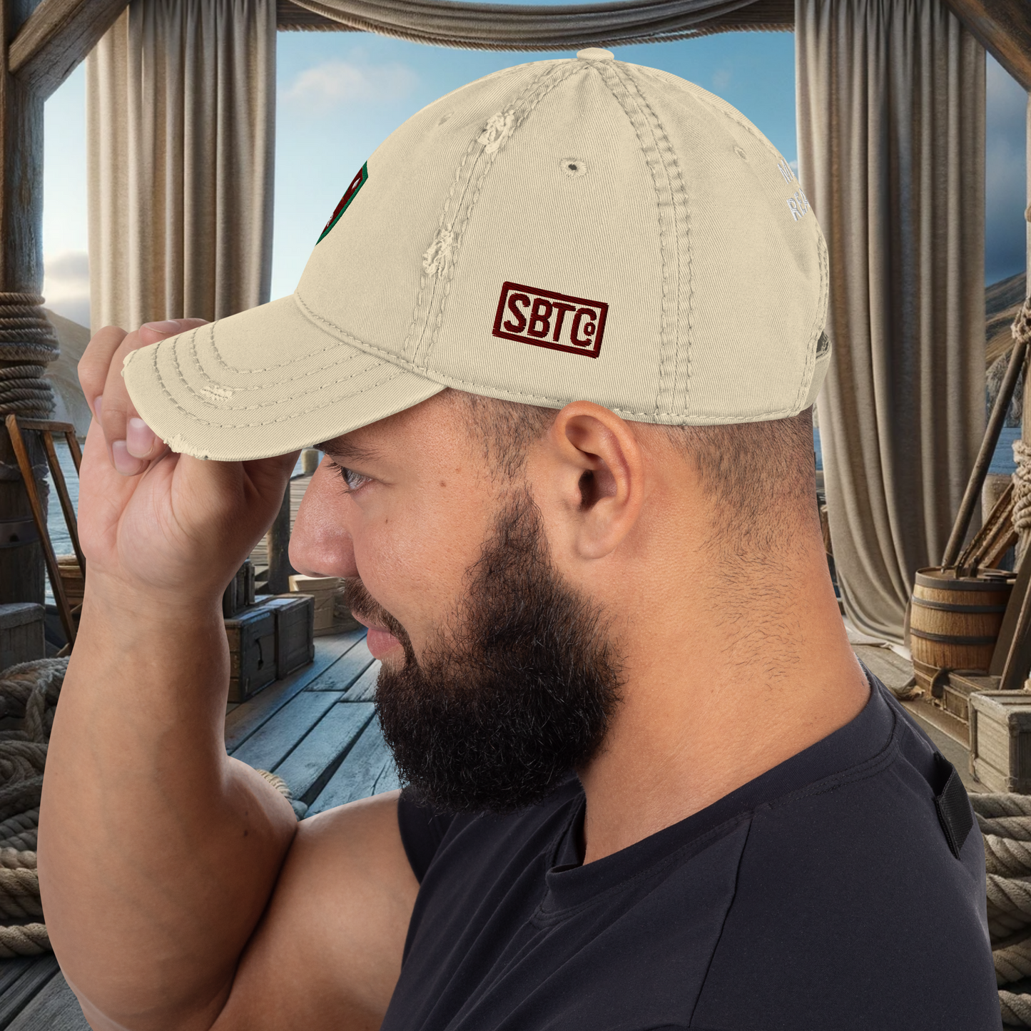 Mere Reality Logo Distressed Hat