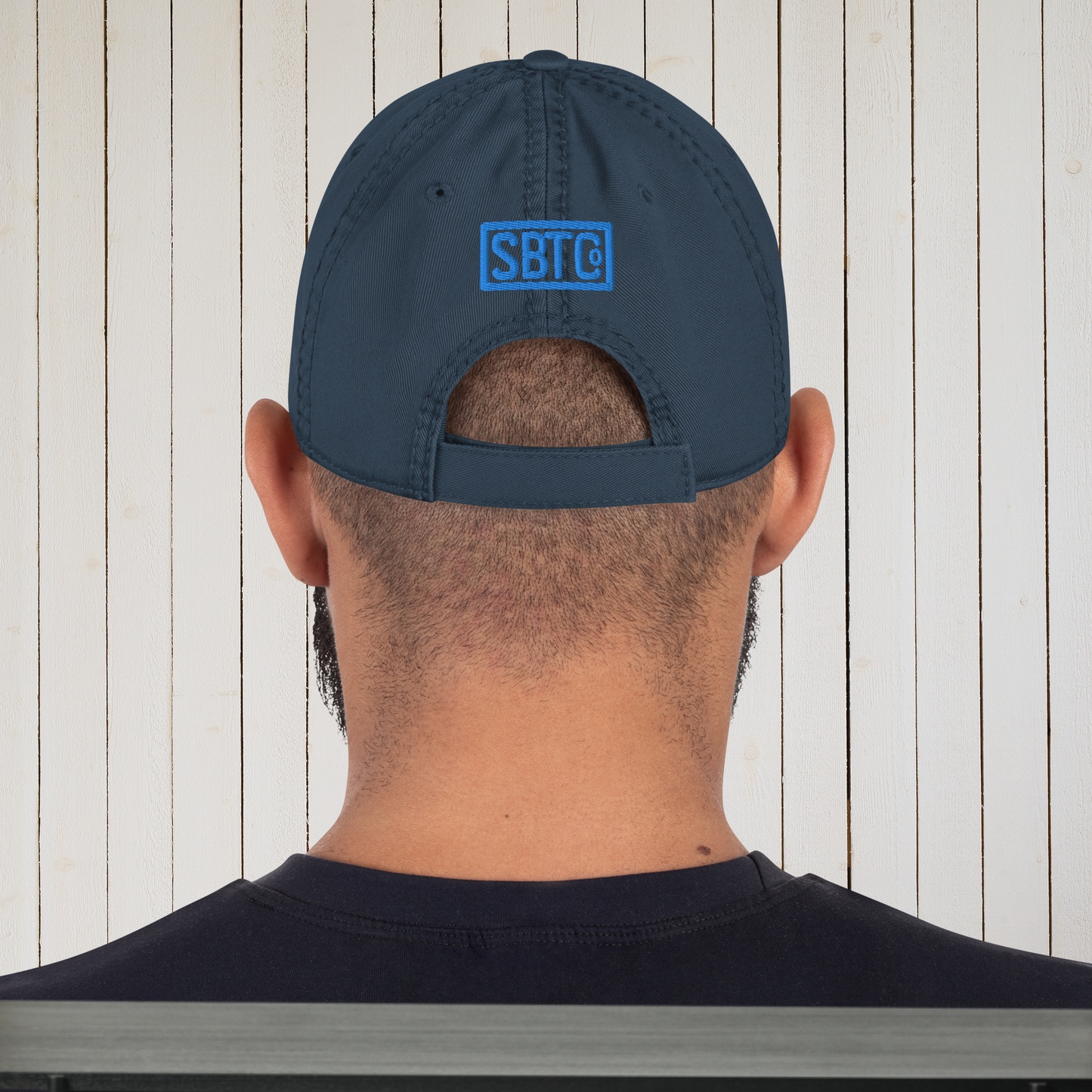 S.B.T.C Distressed Hat (Blue Badge)