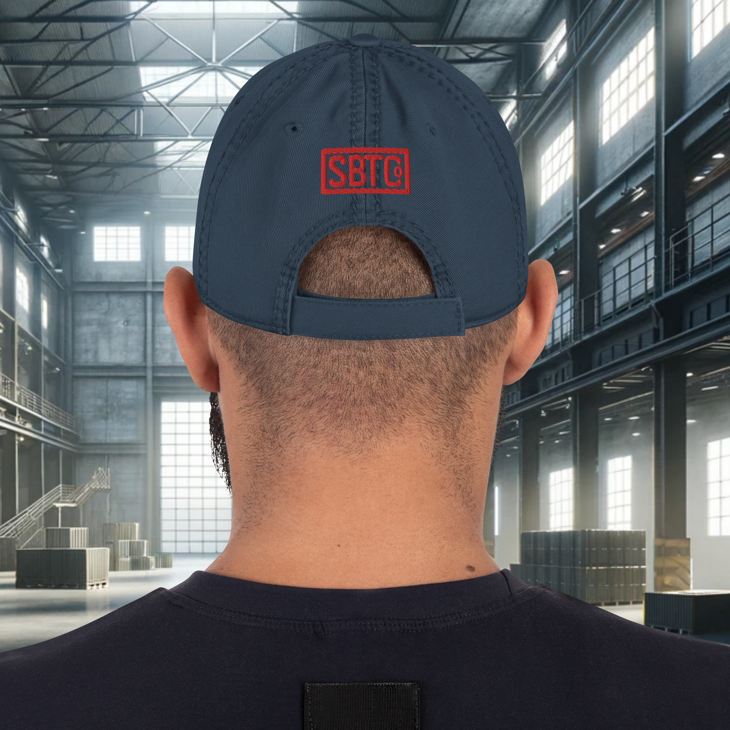 S.B.T.C Distressed Hat (Red Badge)