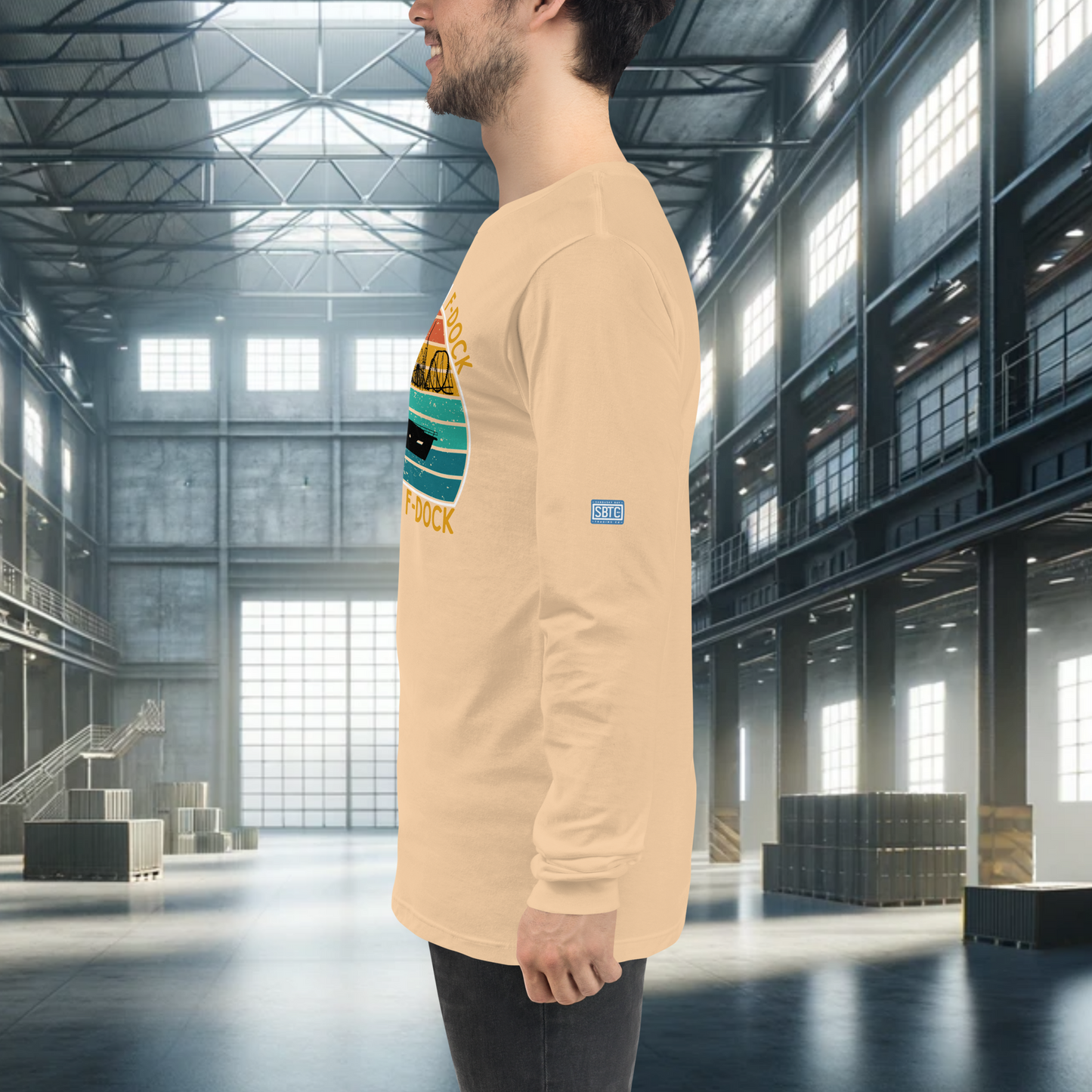 What Happens on F-Dock - Retro Long Sleeve Tee