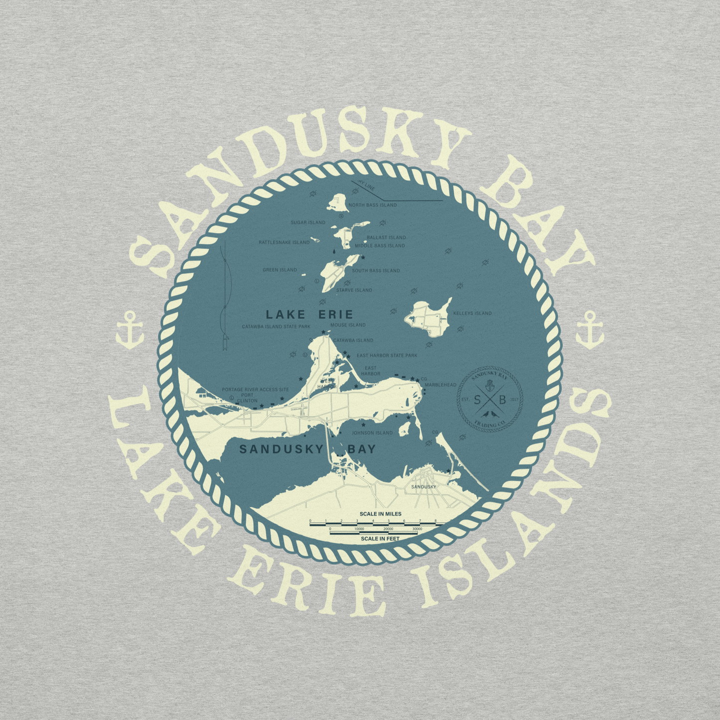 North Coast Vintage Map T-Shirt