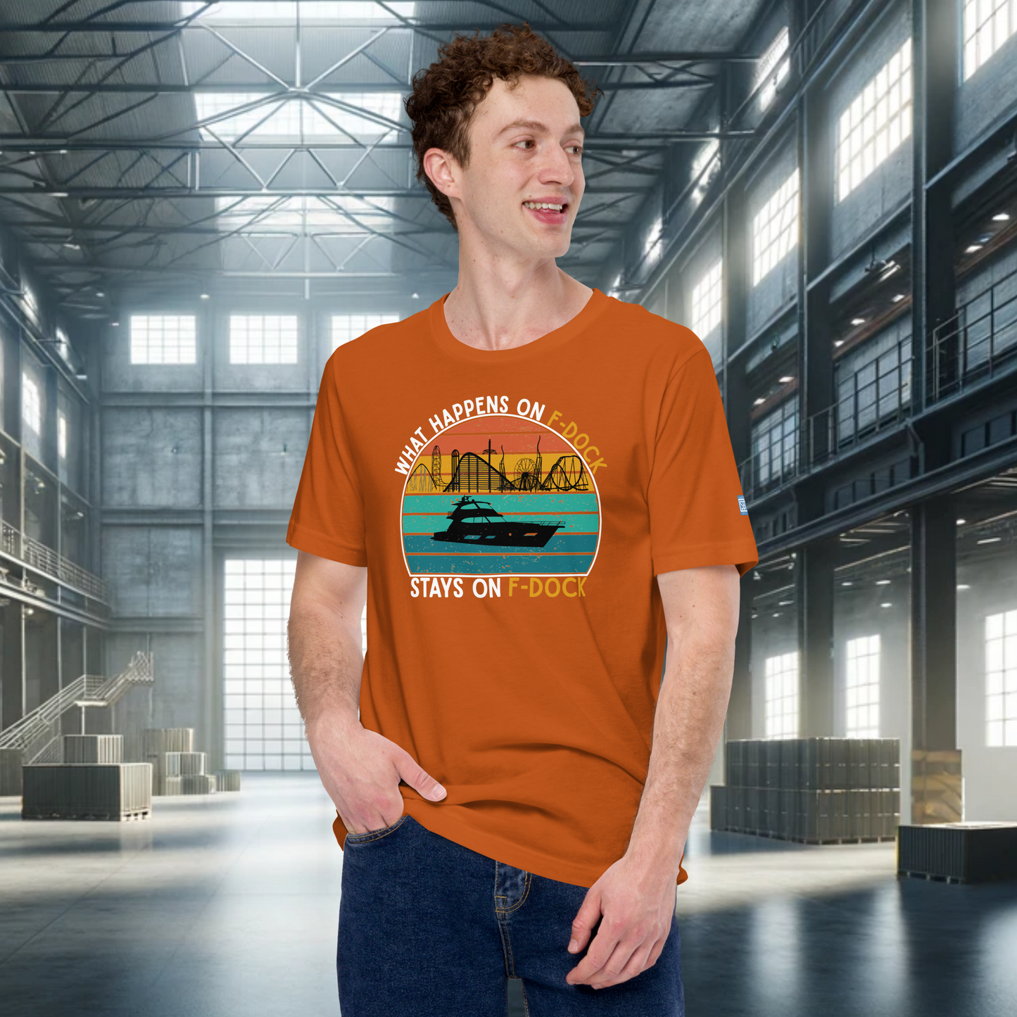 What Happens on F-Dock - Retro T-Shirt