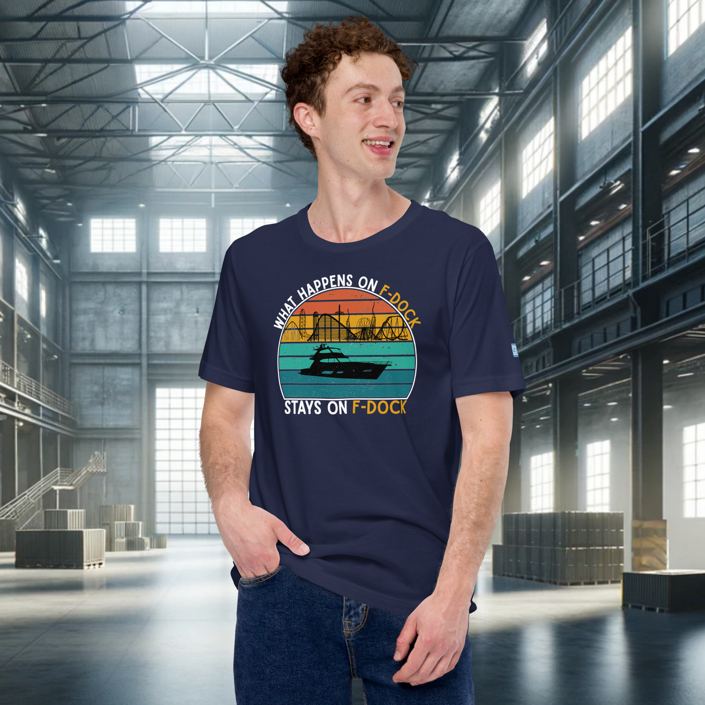 What Happens on F-Dock - Retro T-Shirt