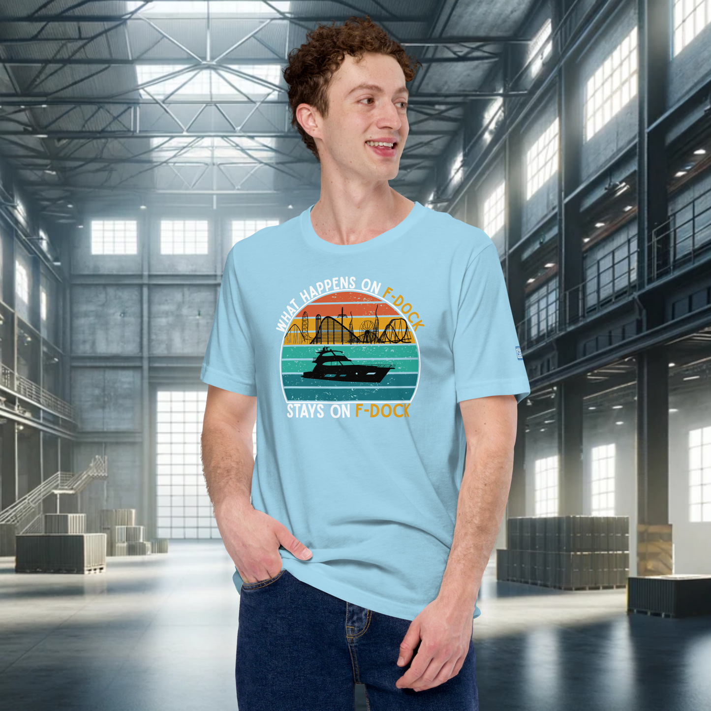 What Happens on F-Dock - Retro T-Shirt