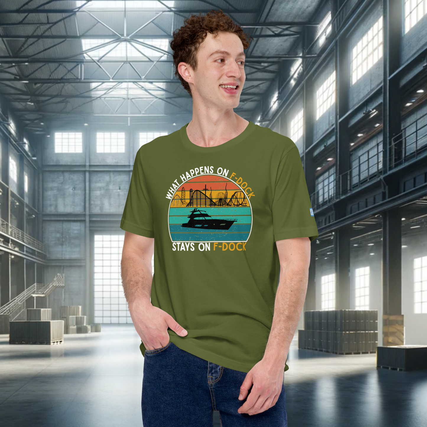 What Happens on F-Dock - Retro T-Shirt