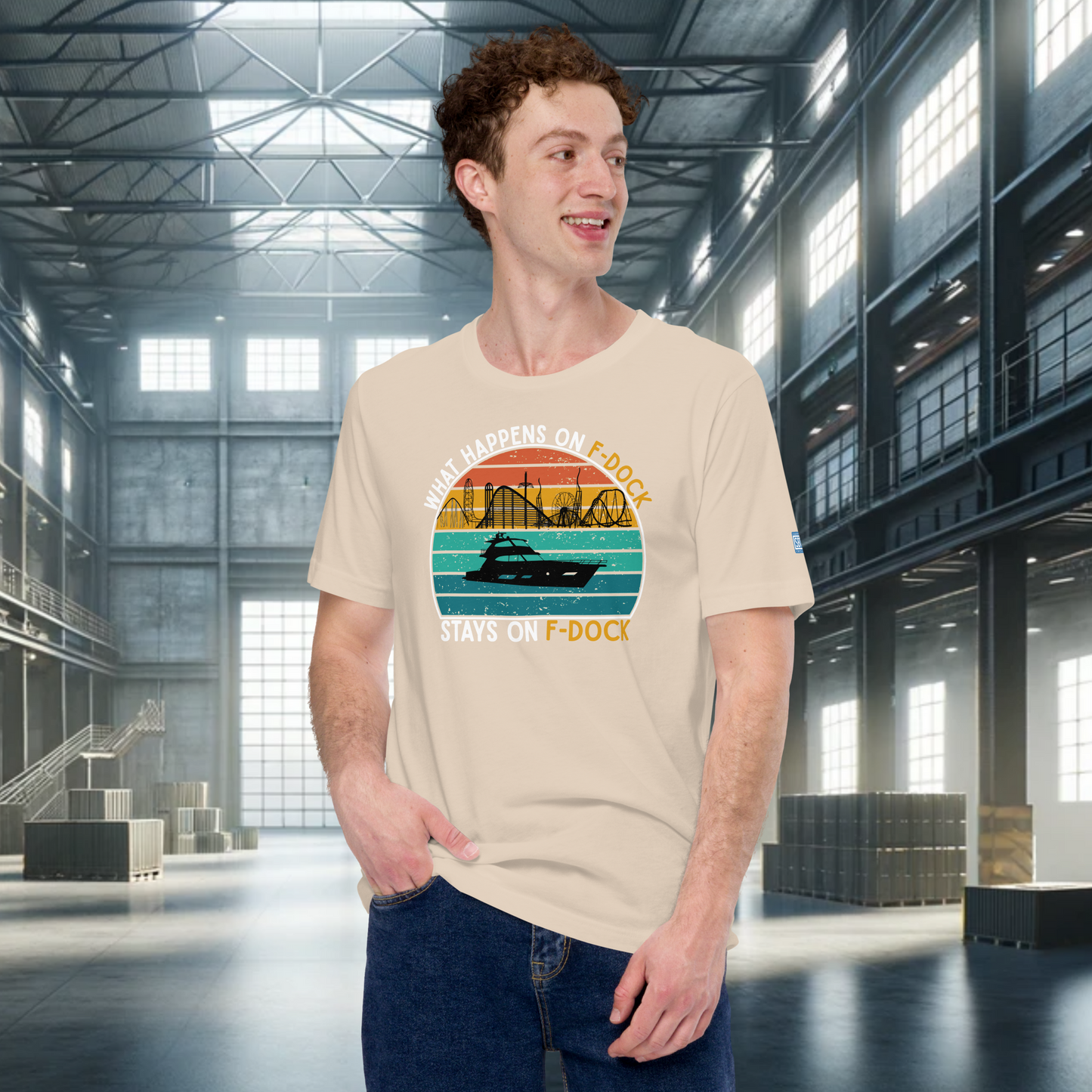 What Happens on F-Dock - Retro T-Shirt