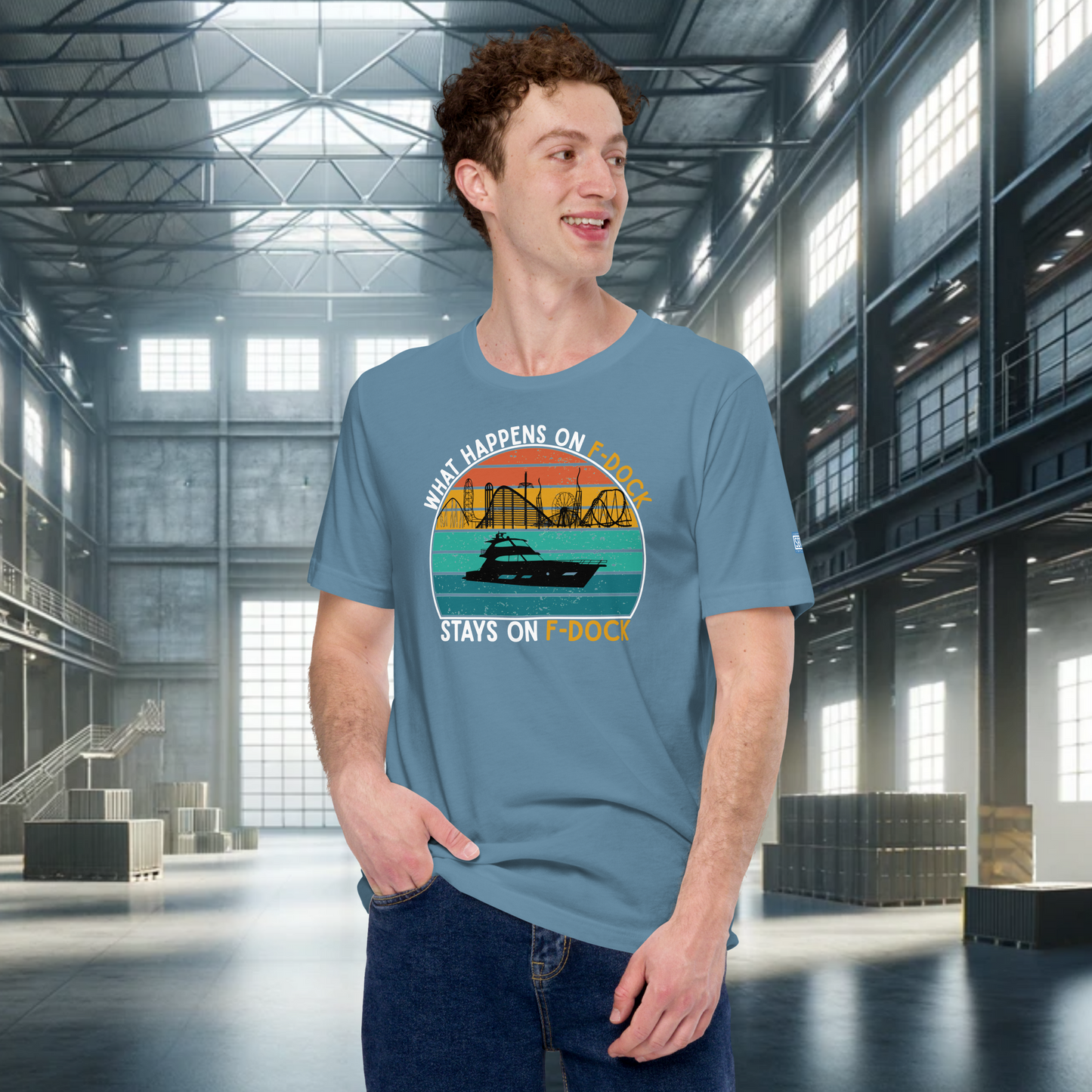 What Happens on F-Dock - Retro T-Shirt