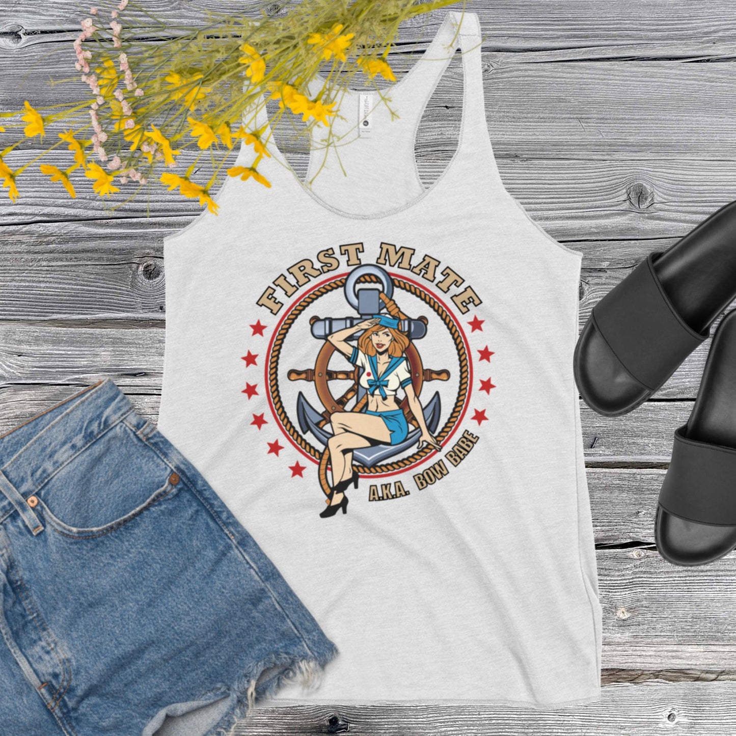 Bow Babe - Women's Racerback Tank