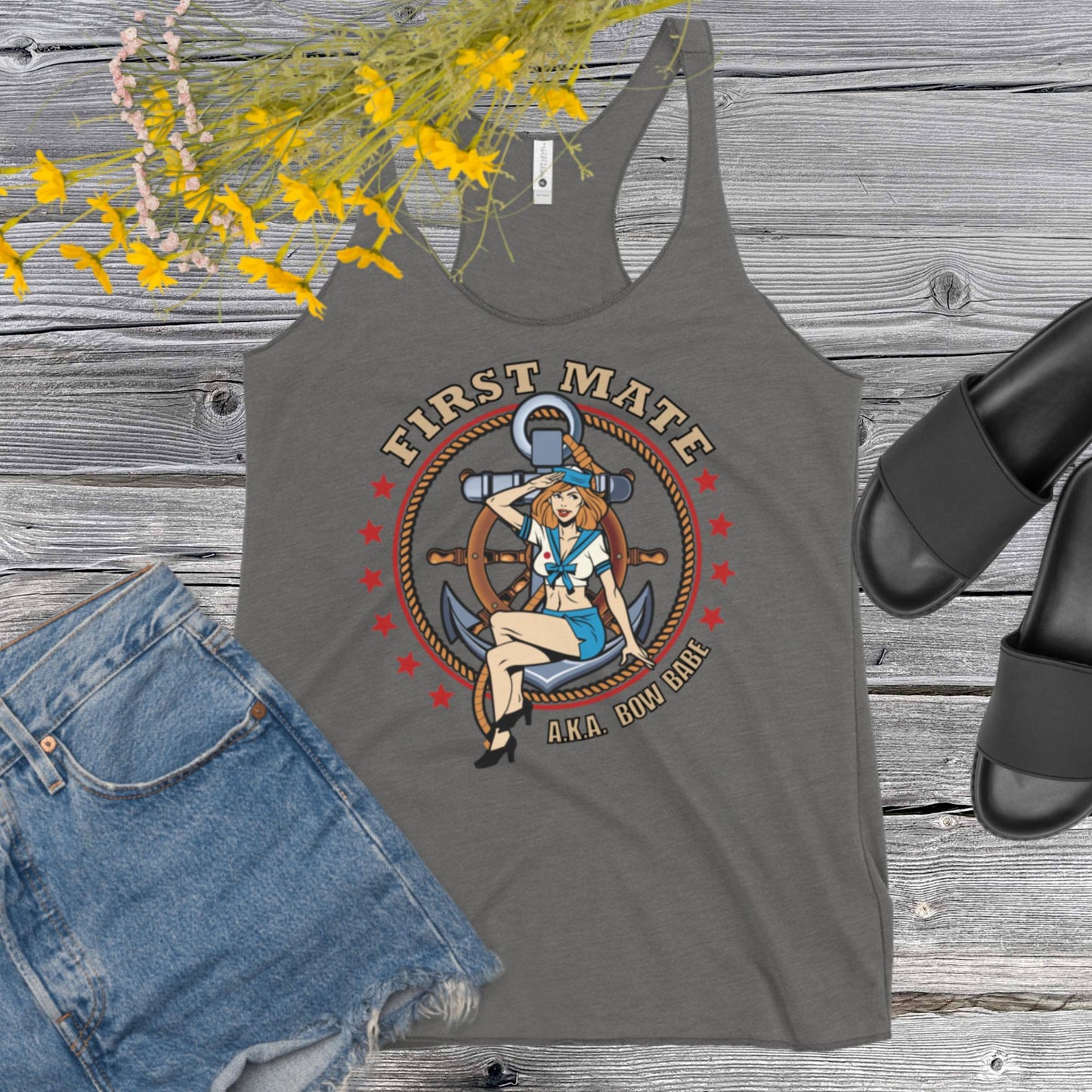 Bow Babe - Women's Racerback Tank